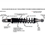 Amortisseurs long Bobber - 420mm