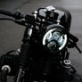 phot d'une photo rapproché d'une bmw cafe racer