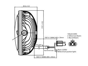 Phare LED THUNDERBOLT