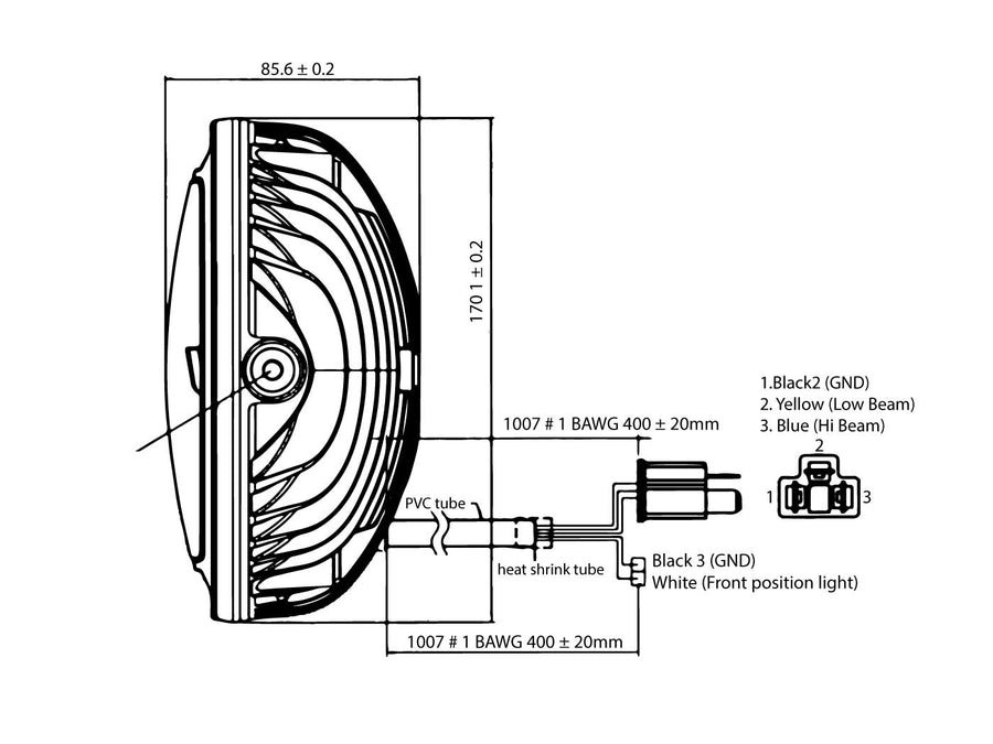 Phare LED THUNDERBOLT